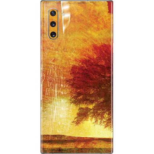 Falling Notes Galaxy Note 10 Skin